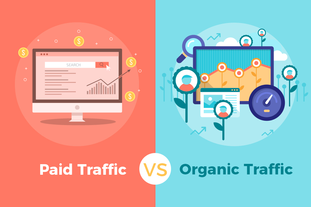 Tráfico Orgánico vs Trafico Pagado